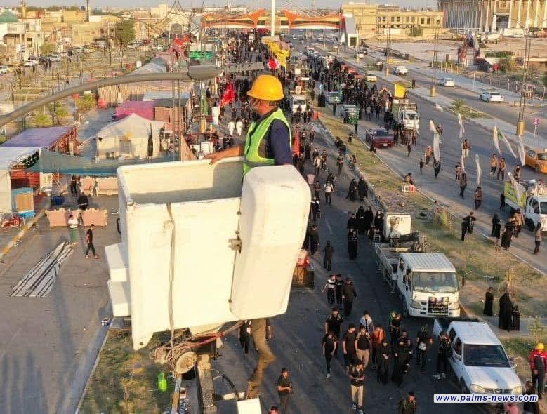 وزارة الكهرباء تعلن نجاح خطتها في تأمين الطاقة خلال زيارة عاشوراء